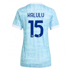 Juventus Pierre Kalulu #15 Borte skjorte til dame 2025-26 Kortermet